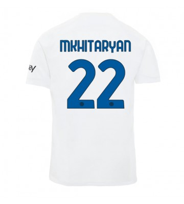 Inter Milan Henrikh Mkhitaryan #22 Replika Udebanetrøje 2023-24 Kortærmet
